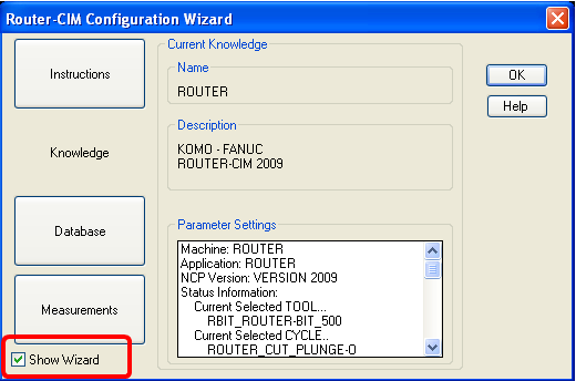 Configuratio Wizard - Show Wizard Configuratio Wizard - Show Wizard