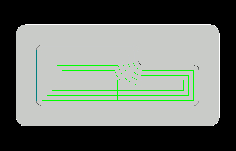 Spiral Pocket Tool Path