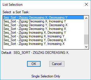 Sequence Sort Options-3 Sequence Sort Options-3