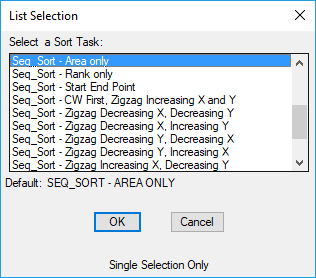 Sequence Sort Options-2 Sequence Sort Options-2